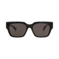 Chloé Square Recycled Acetate Sunglasses — Black