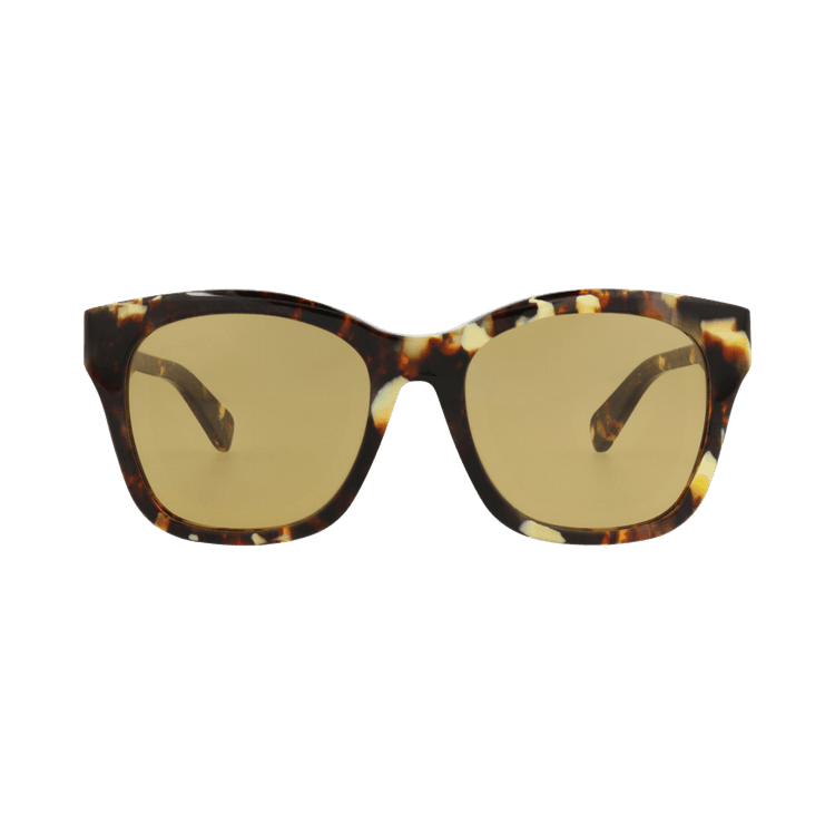 Chloé Square Recycled Acetate Sunglasses — Brown