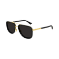 Bottega Veneta Aviator Sunglasses — Gold