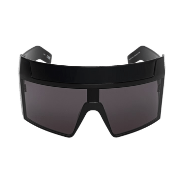 Rick Owens Rev Shiny Sunglasses — Black