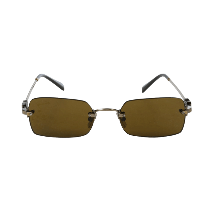 Miu Miu Square Frame Sunglasses — Green