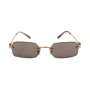 Miu Miu Square Frame Sunglasses — Brown