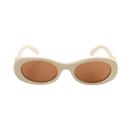 Miu Miu Signature Logo Sunglasses — Cream