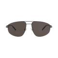 Balenciaga Aviator-Style Metal Sunglasses — Grey