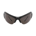 Balenciaga Shield-Frame Bio Injection Sunglasses — Black