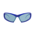 Balenciaga Shield-Frame Bio Injection Sunglasses — Blue