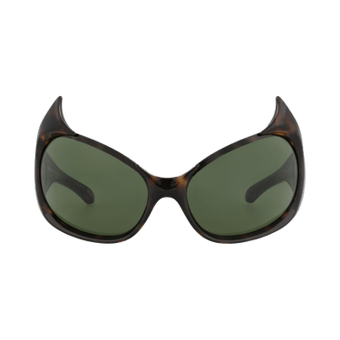 Balenciaga Shield-Frame Bio Injection Sunglasses — Brown