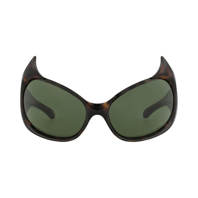 Balenciaga Shield-Frame Bio Injection Sunglasses — Brown