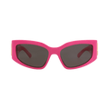 Balenciaga Cat Eye-Frame Recycled Acetate Sunglasses — Pink