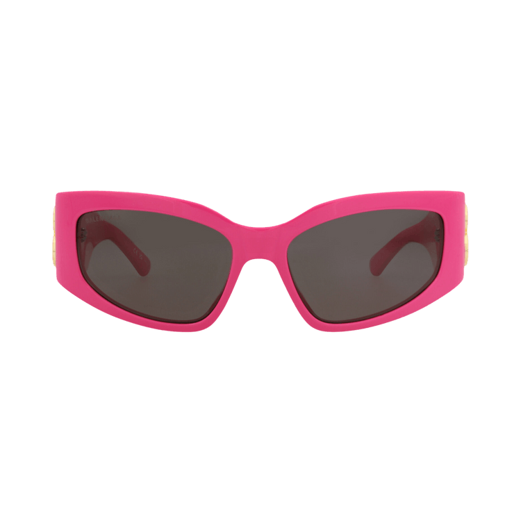 Balenciaga Cat Eye-Frame Recycled Acetate Sunglasses — Pink