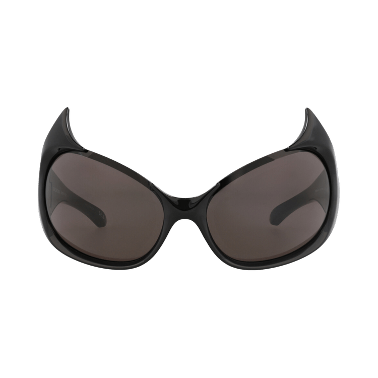 Balenciaga Shield-Frame Bio Injection Sunglasses — Black