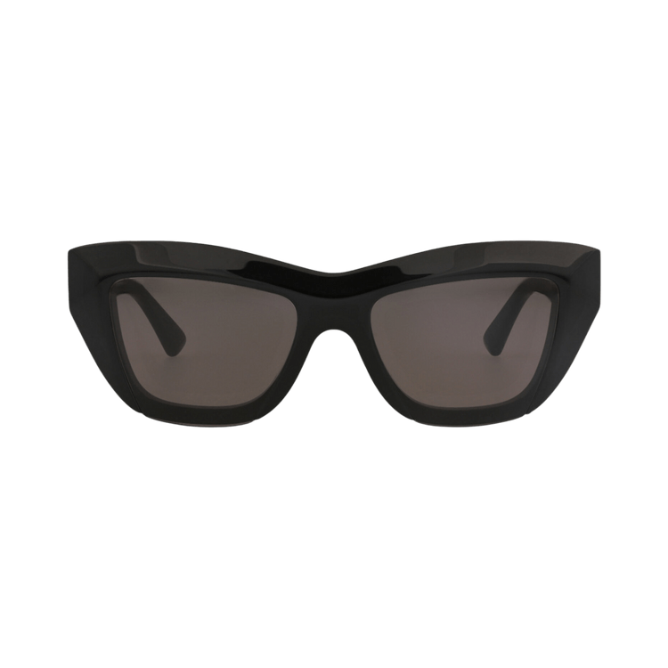 Bottega Veneta Cat Eye-Frame Recycled Acetate Sunglasses — Black