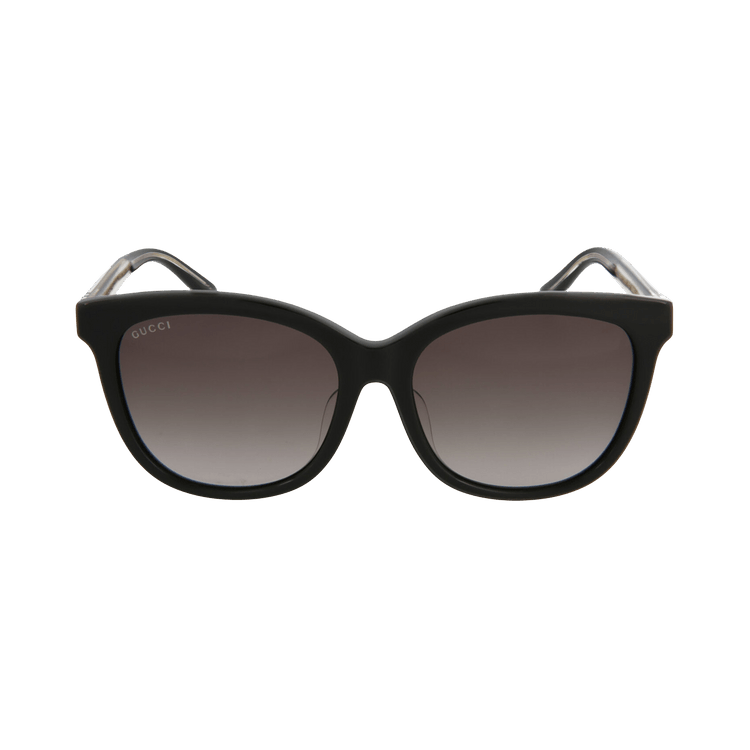 Gucci Square-Frame Acetate Sunglasses — Black