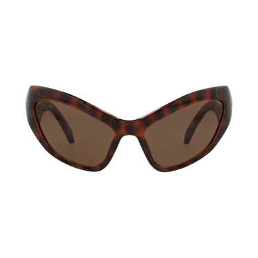 Balenciaga Cat Eye-Frame Bio Injection Sunglasses — Brown