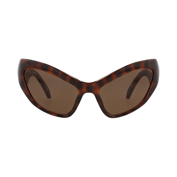 Balenciaga Cat Eye-Frame Bio Injection Sunglasses — Brown