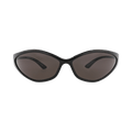 Balenciaga Shield-Frame Bio Injection Sunglasses — Black
