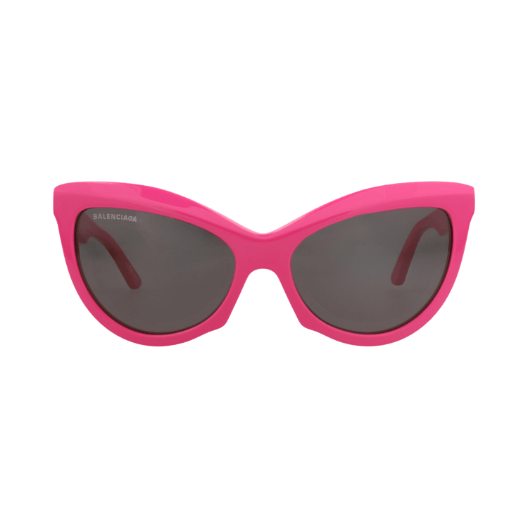 Balenciaga Cat Eye-Frame Acetate Sunglasses — Pink