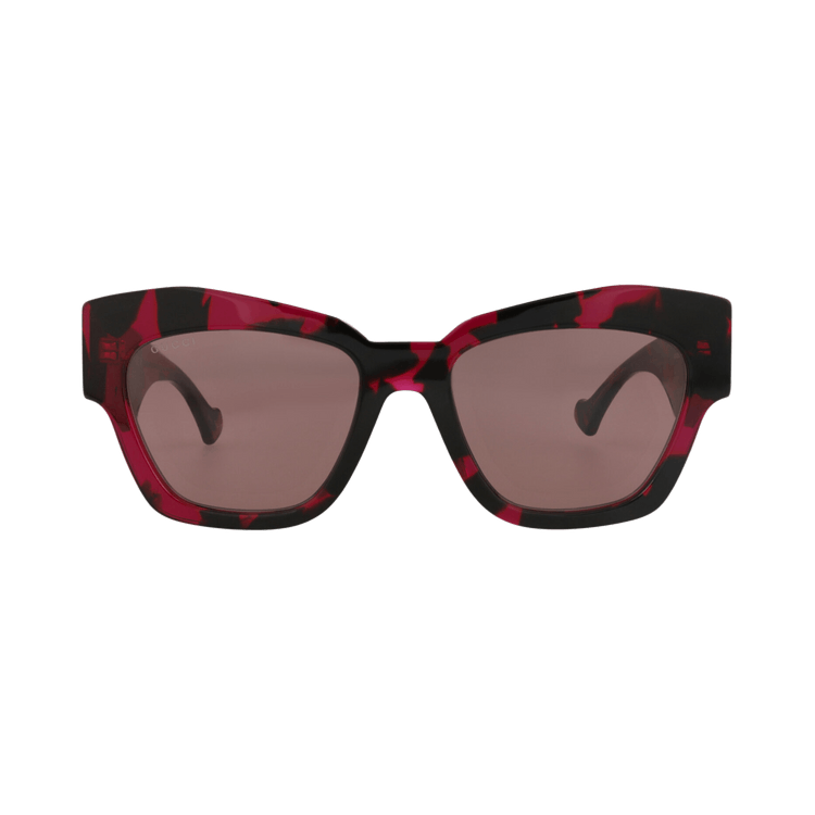 Gucci Cat Eye-Frame Recycled Acetate Sunglasses — Brown