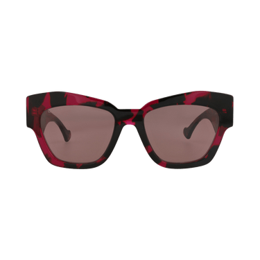 Gucci Cat Eye-Frame Recycled Acetate Sunglasses — Brown