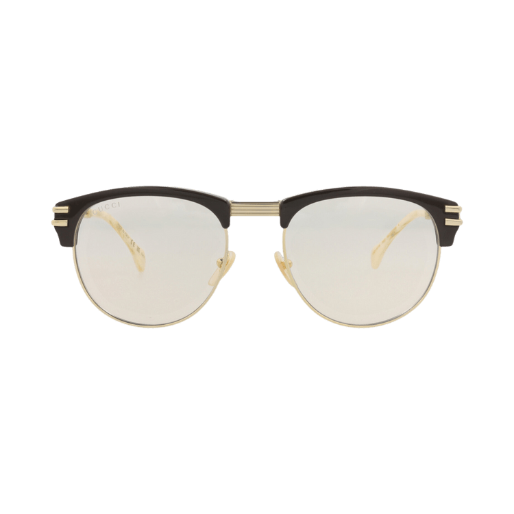 Gucci Square-Frame Recycled Acetate Sunglasses — Brown