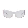Balenciaga Shield-Frame Nylon Sunglasses — Grey