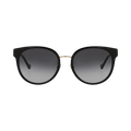 Gucci Round-Frame Injection Sunglasses — Black