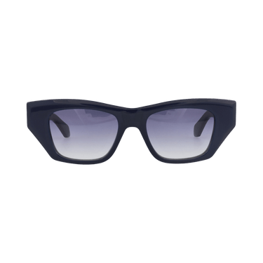 Alaïa Square-Frame Recycled Acetate Sunglasses — Blue