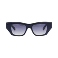 Alaïa Square-Frame Recycled Acetate Sunglasses — Blue