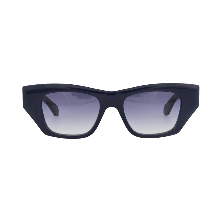 Alaïa Square-Frame Recycled Acetate Sunglasses — Blue