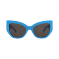 Balenciaga Cat Eye-Frame Recycled Acetate Sunglasses — Blue