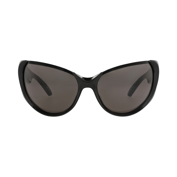 Balenciaga Cat Eye-Frame Bio Injection Rilsan Sunglasses — Black