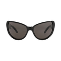 Balenciaga Cat Eye-Frame Bio Injection Rilsan Sunglasses — Black