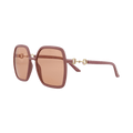 Gucci Square-Frame Injection Sunglasses — Pink