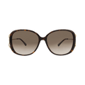 Gucci Round-Frame Acetate Sunglasses — Brown