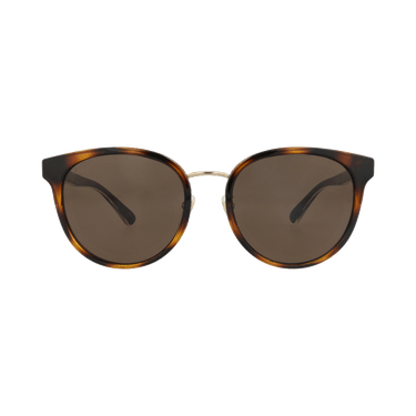 Gucci Round-Frame Acetate Sunglasses — Brown