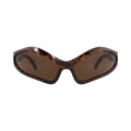 Balenciaga Shield-Frame Bio Injection Sunglasses — Brown