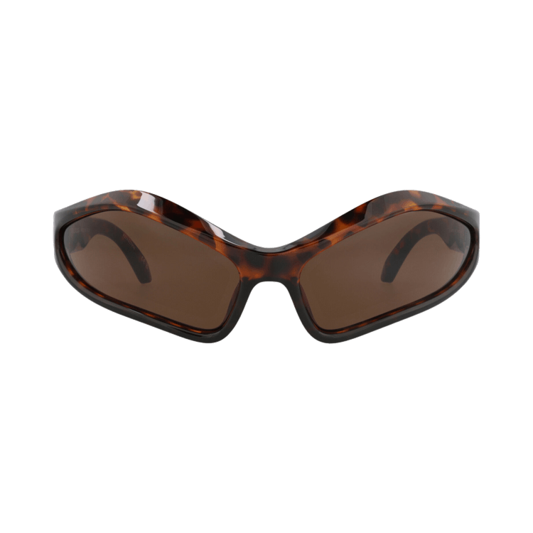 Balenciaga Shield-Frame Bio Injection Sunglasses — Brown