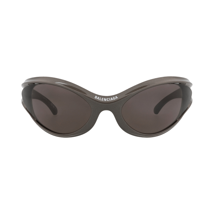 Balenciaga Shield-Frame Bio Injection Sunglasses — Grey