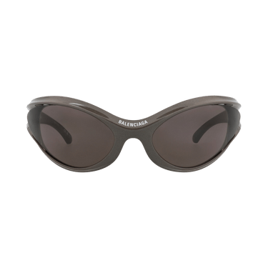Balenciaga Shield-Frame Bio Injection Sunglasses — Grey