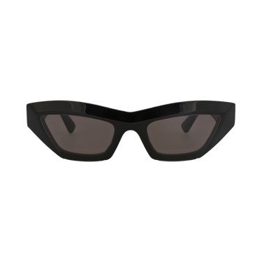 Bottega Veneta Cat Eye-Frame Recycled Acetate Sunglasses — Black