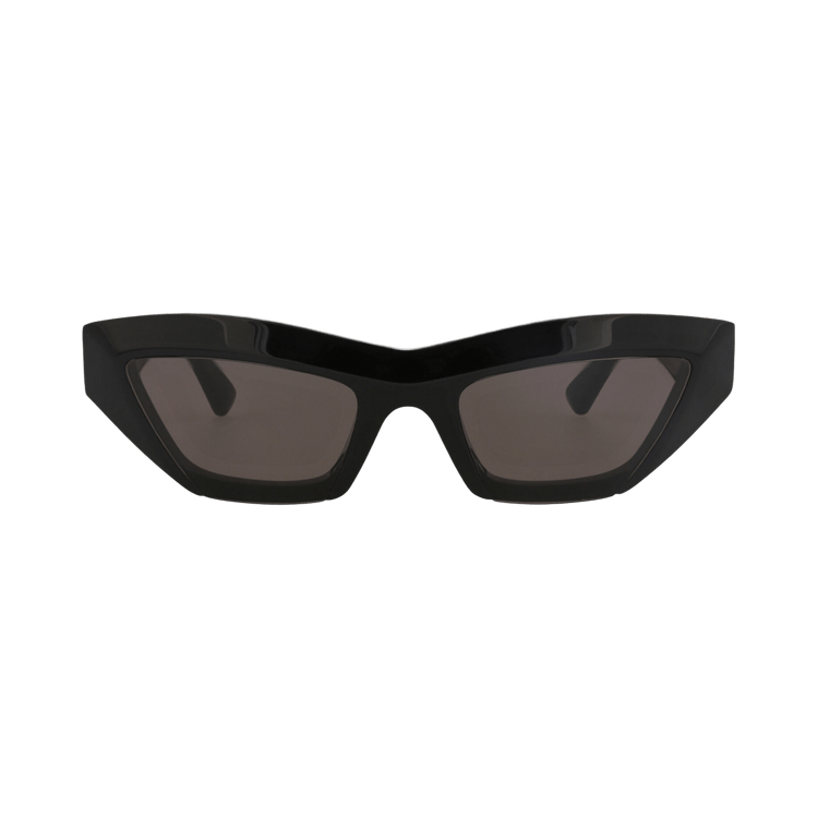 Bottega Veneta Cat Eye-Frame Recycled Acetate Sunglasses — Black