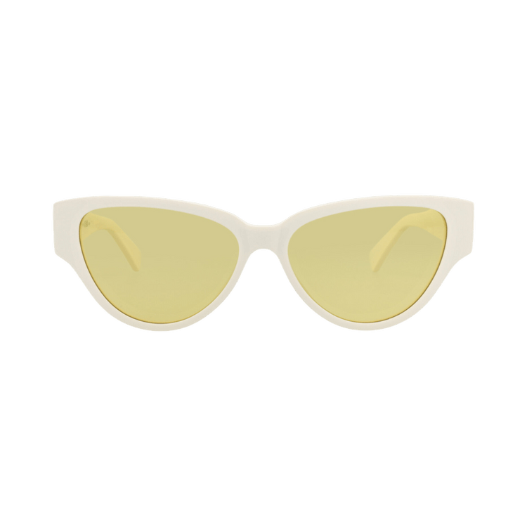 Bottega Veneta Cat Eye-Frame Recycled Acetate Sunglasses — White