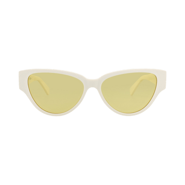 Bottega Veneta Cat Eye-Frame Recycled Acetate Sunglasses — White