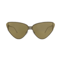 Balenciaga Cat Eye-Frame Metal Sunglasses — Silver