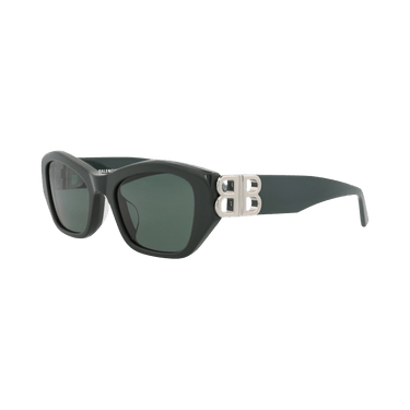 Balenciaga Cat Eye-Frame Recycled Acetate Sunglasses — Green