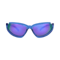 Balenciaga Shield-Frame Bio Injection Sunglasses — Blue