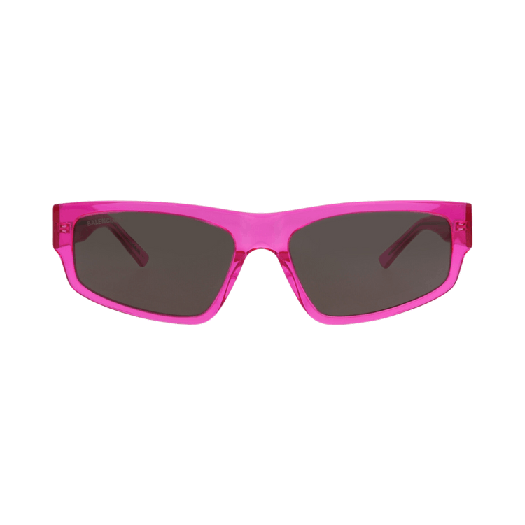 Balenciaga Square-Frame Recycled Acetate Sunglasses — Pink