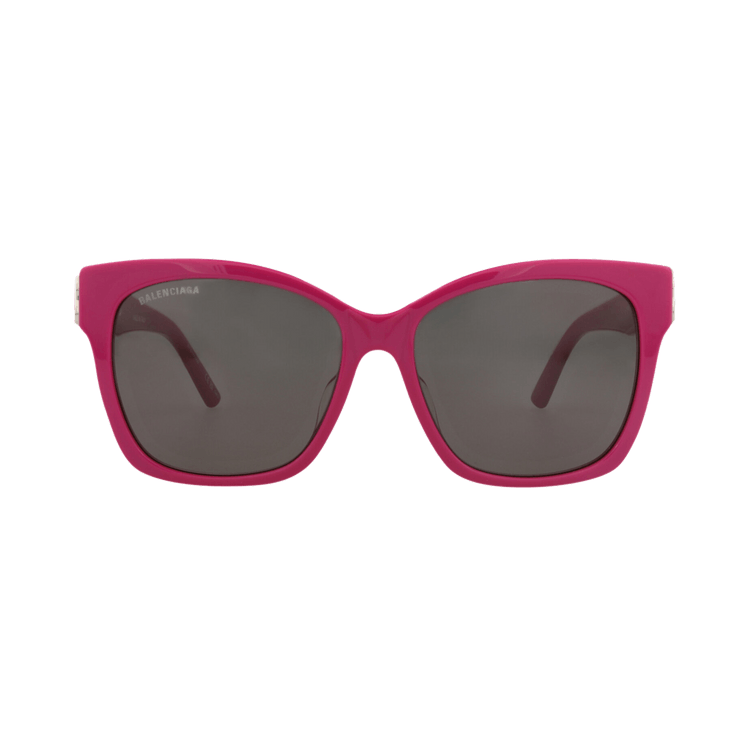 Balenciaga Cat Eye-Frame Recycled Acetate Sunglasses — Pink