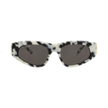 Balenciaga Cat Eye-Frame Recycled Acetate Sunglasses — Brown