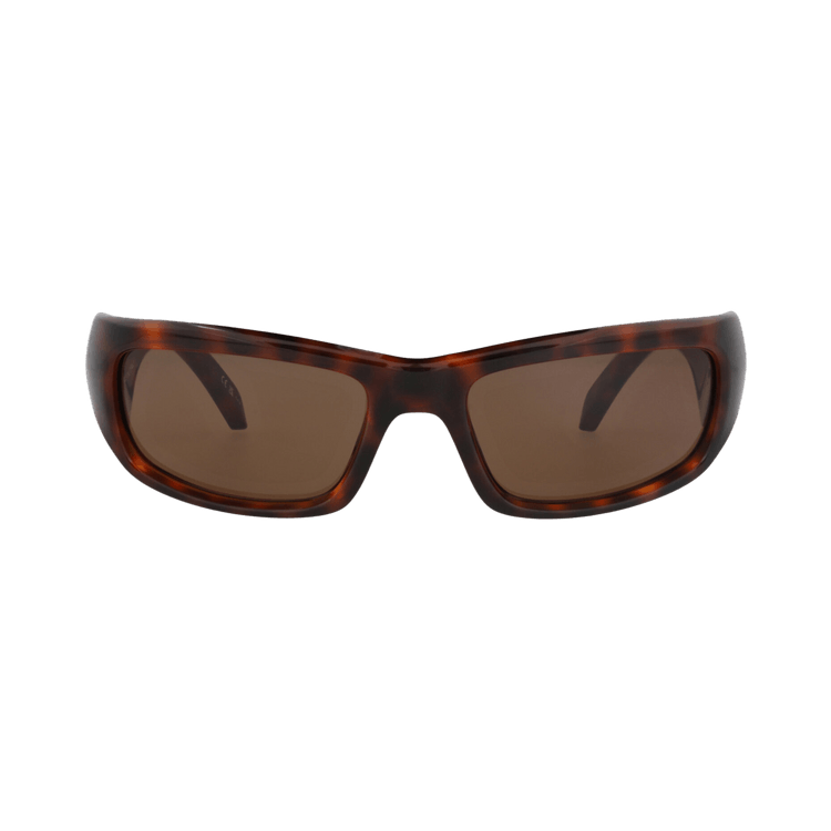 Balenciaga Square-Frame Bio Injection Sunglasses — Brown
